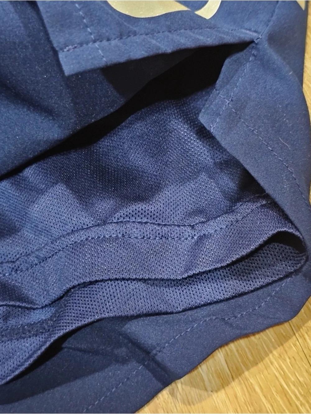 2 pair of Nike Running Shorts blue and black zipper pockets 7 inch lined